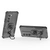 KEYSION Funda Blindada Antigolpes para Redmi 15 169.5mm 171mm Silicona+PC Soporte de Anillo Metálico Vertical Funda para Teléfono para Redmi 15 5G