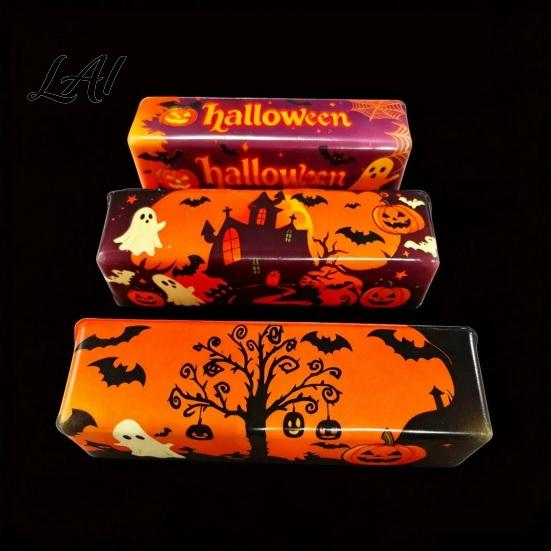 Halloween Stress Relief Toys 1/3/12Pcs Butter Bar Squeeze Toy Ghost Pumpkin Stick Sensory Students Toy for Relief Trick or Treat Party Favors