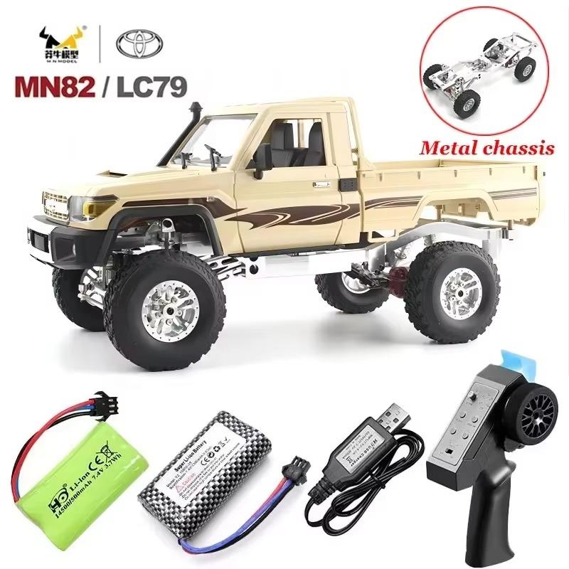 MN82S MN82 Toyota Rc 4x4 Rc CAR 2.4g 1/12 Full Scale Off-road Remote Control RC Crawler CAR Boy's Remote Control Car Toy Gift