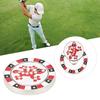 Zinc Alloy Double Layer Golf Ball Marker Magnetic Hat Clip Cap Clamp Gift SuppliesRed Lizard