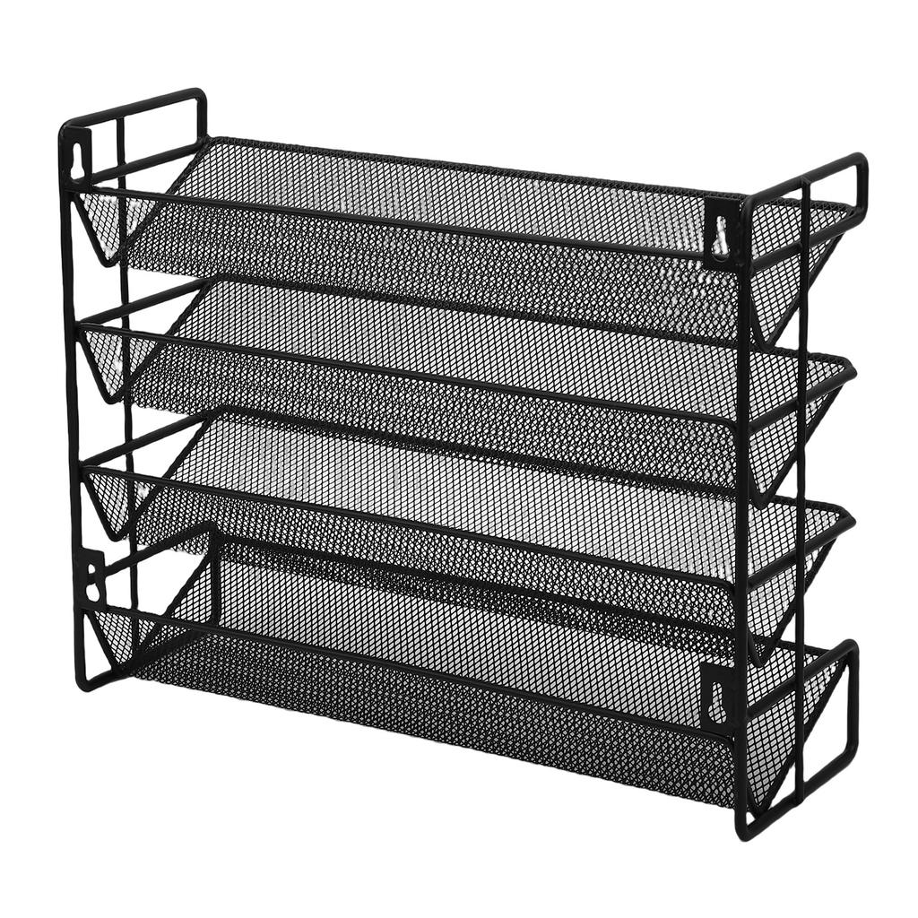 Seasoning Rack   4 Tier Vertical Countertop Seasoning Rack   for Kitchen Cabinet Pantry Cupboard