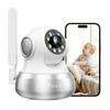 WiFi Required 4G Ctronics Security Auto Surveillance PC Pet Continuous Smart Night Voice and Light SIM Card 300MB Data AI Alarm Wall Pan Family Cloud