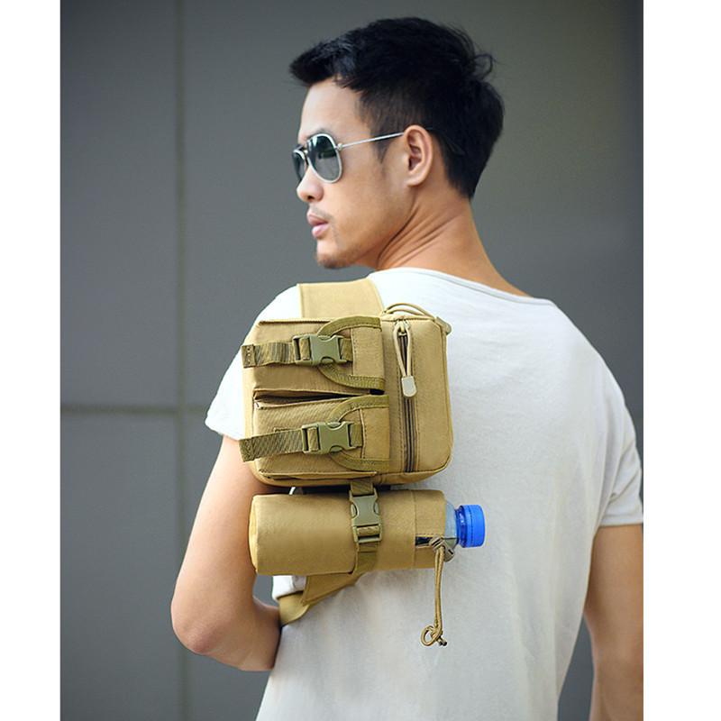 Su Geçirmez Taktiksel Koşu ve Yürüyüş Bel Çantası Su Şişesi Tutuculu