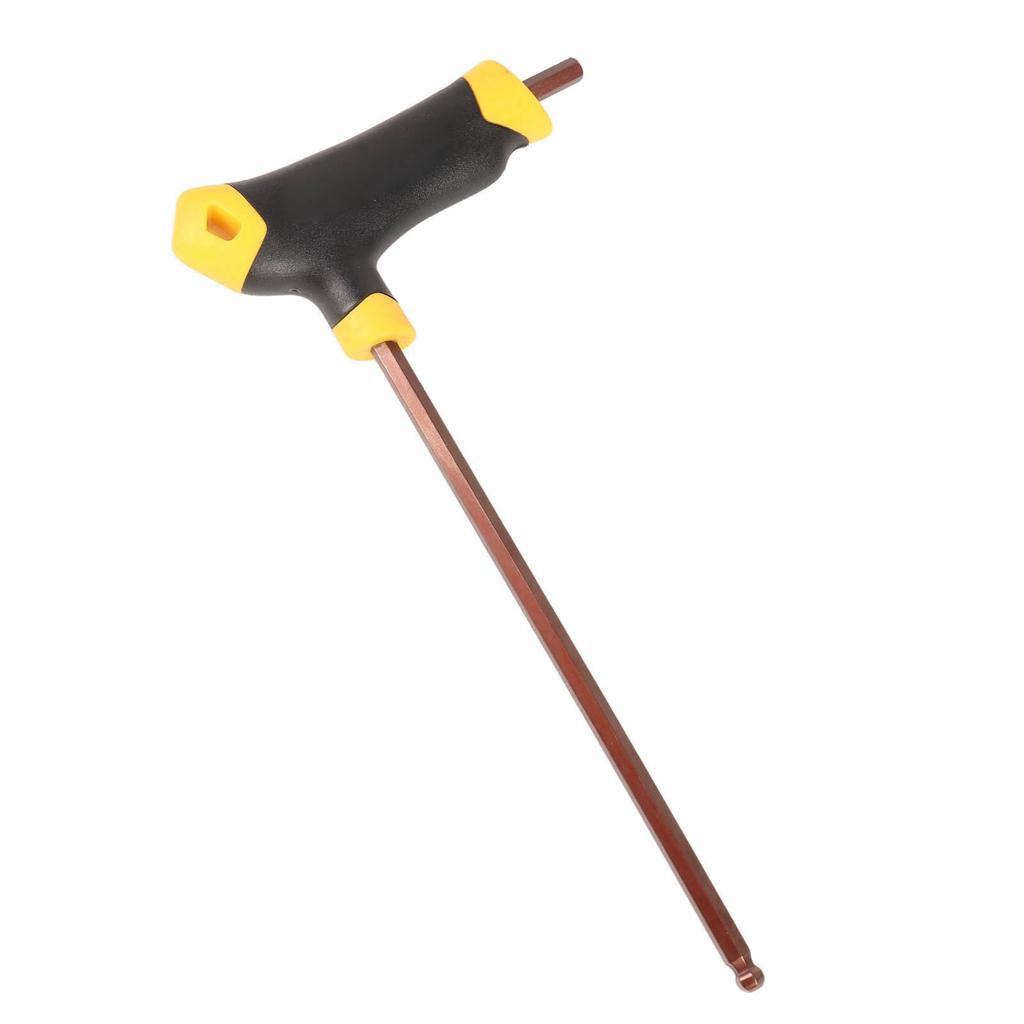 Ball Head T Shape Long Handle Hex Key Wrench Professional Repairing Hand Tool (5mm)