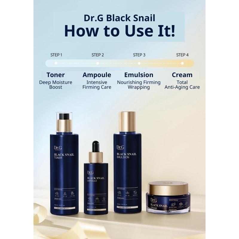 Dr.G Black Snail Prestige Gift Set 4pcs