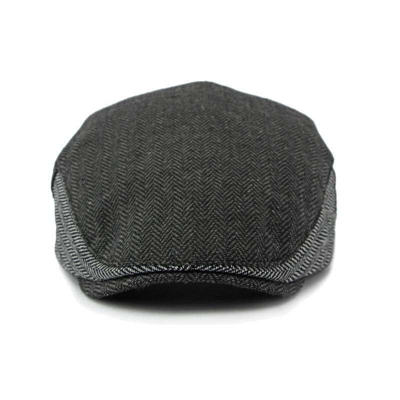 Hat Stitching Beret Men British Forward Cap Large Size Cap Women Peaked Cap