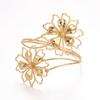 Flower Arm Cuff Bracelet Irregular Pattern Hollow Arm Cuff Personality Exaggerated Fashion Trend Accessory Daily Accessory