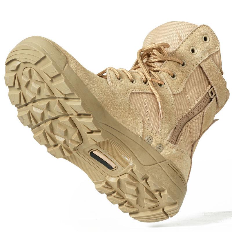 Fashion Desert Trekking High-Top Hiking Shoes Anti-Sand Anti-Slip Outdoor Wear-Resistant Mountain Climbing Shoes for Summer And Autumn