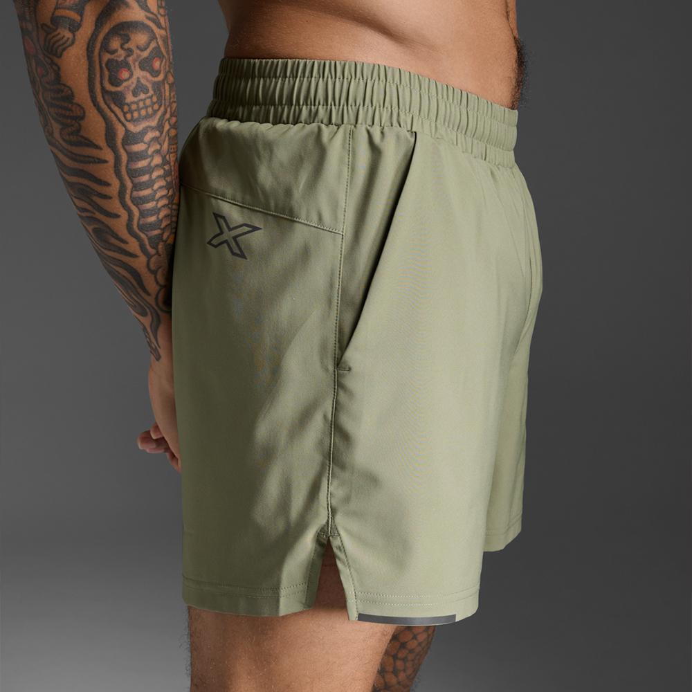 Tutaimjeuyu (Men'S) Aero 5-Inch Shorts Khaki_Mr6903Bhtg-Brf