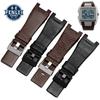 Echtes Lederarmband für Diesel DZ1216 DZ1273 DZ4246 DZ4247DZ287 Kerbe Armband Herren-Uhrenarmbänder Armbanduhren 32×17MM Armband