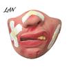 Funny Character Masque for Adults Latex Halloween Half Face Adults, Scary Horror Party Humorous Photo Booth Props with Elastic Strap Cosplay, Carnival
