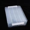 Clear Bead Organizer Box 61pcs with Large Capacity for Small Bead Storage Perfect for DIY and Jewelry Making