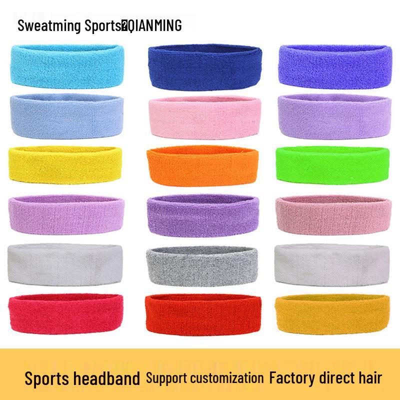 Unisex Sports Sweatband - Absorbent, Sweat-Proof Headwear for Running, Basketball, Badminton, Fitness