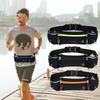 Hydration Running Belt with Multiple Pockets Holder Adjustable Strap Exercise Waist Pouch for Men and Women