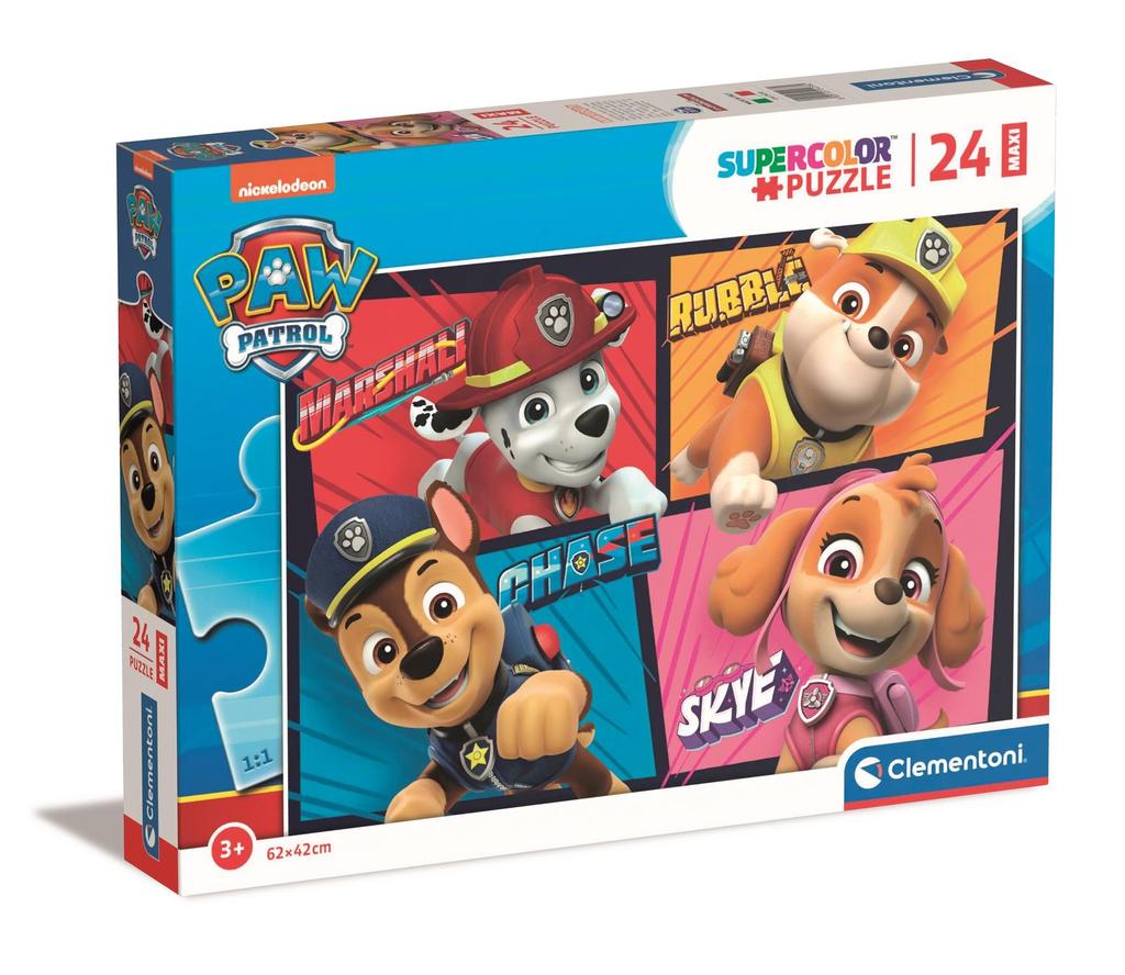 Maxi Puzzle 24 Pieces. Super Colorful. Paw Patrol