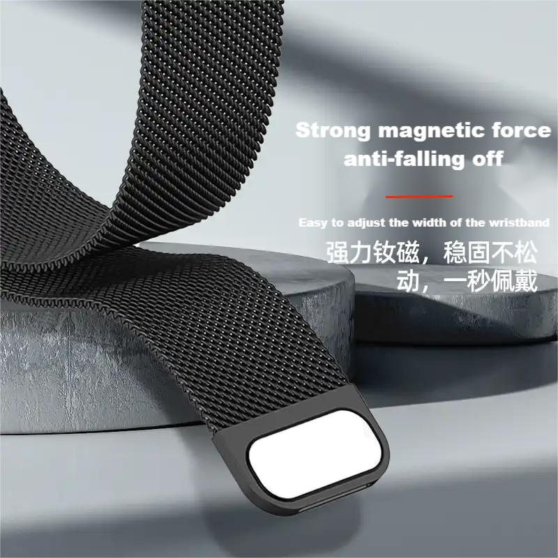 Magnetic Metal Milan Strap For Huawei Band 10 Smart  Watch Strap Bracelet For Huawei Band10 9 8 NFC Case Strap Accessories