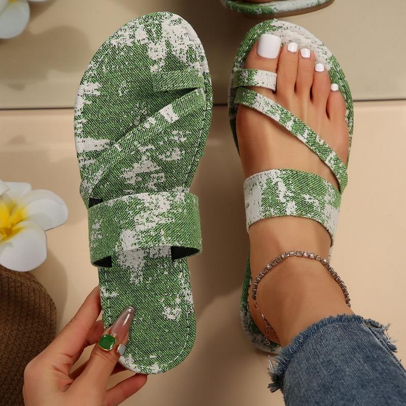 Fashion Women's Shoes 2025 New Comfortable Flat Slipper Plus Size