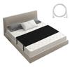 Enhances Sleep with Groundings Mats for Bed PU Leather Mattress Pad for Rest