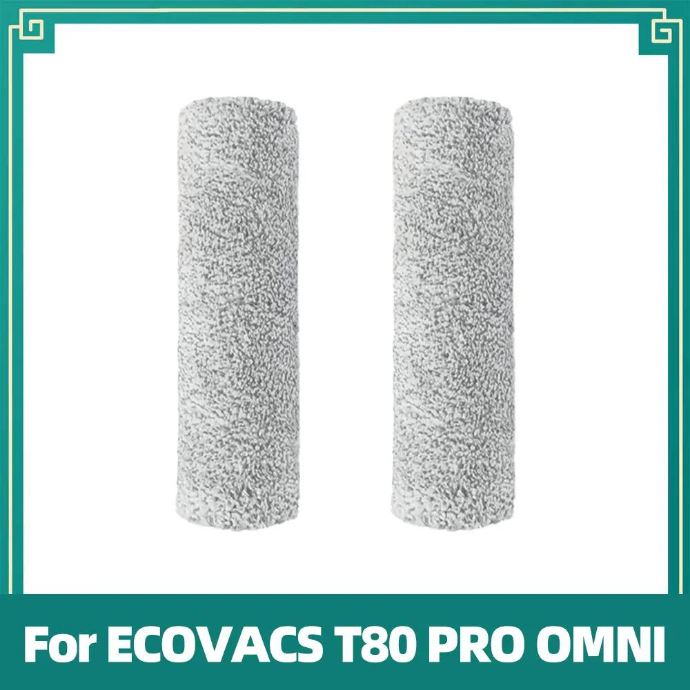 Compatible For ECOVACS T80 PRO OMNI / T80 OMNI Robot Vacuum Replacement Main Roller Mop Cloth Side Brush Dust Bag HEPA Filter