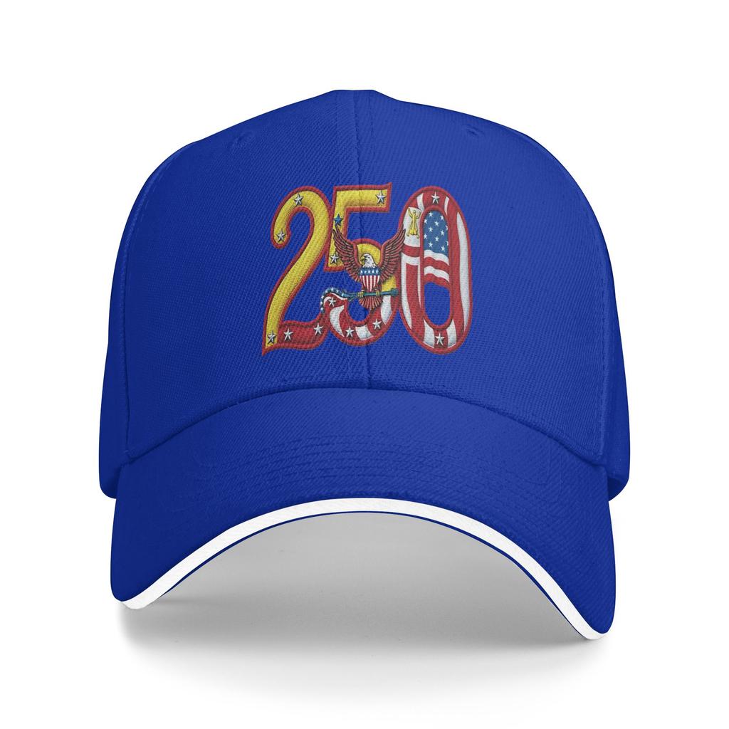 250. Geburtstag Patriotische USA-Flagge Lässige Baseballkappe Outdoor-Sport Trucker-Hut Sommer Sonnenschutz Paar Damen Baseballkappen