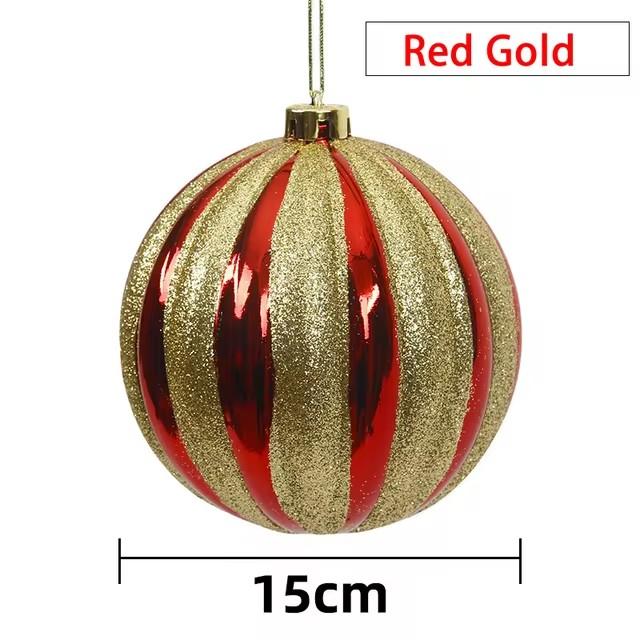 1 pz 150mm-250mm Pallina Decorazione Natalizia Ornamenti Albero di Natale Appendi Pallina Lucida per Casa Bar Festa Matrimonio Decorazione Xmas