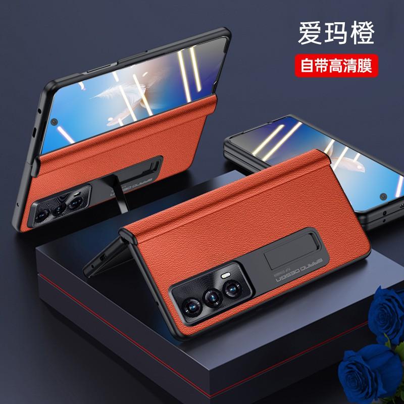 Premium Full-Body Leather Case Honor Magic Vs2 With Integrated Hinge Protection Magnetic Kickstand Drop Resistance