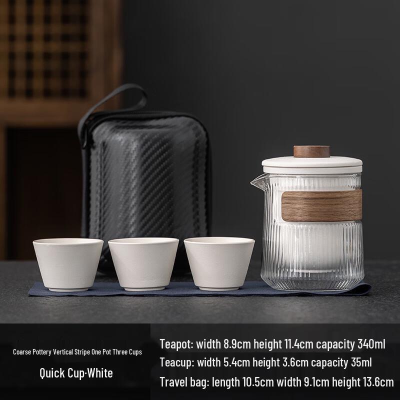 

LISM Ceramic Quick-Serve Travel Tea Set