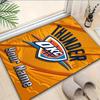 Custom Name Rug Thunder Basketball Team Area Rug Suitable for Indoor And Outdoor,Carpets for Homes, Offices,Living Rooms,Home Decor,Christmas Gift