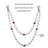 Catena Vita da Donna di Alta Gamma con Strass e Perline Ceramiche Colorate
