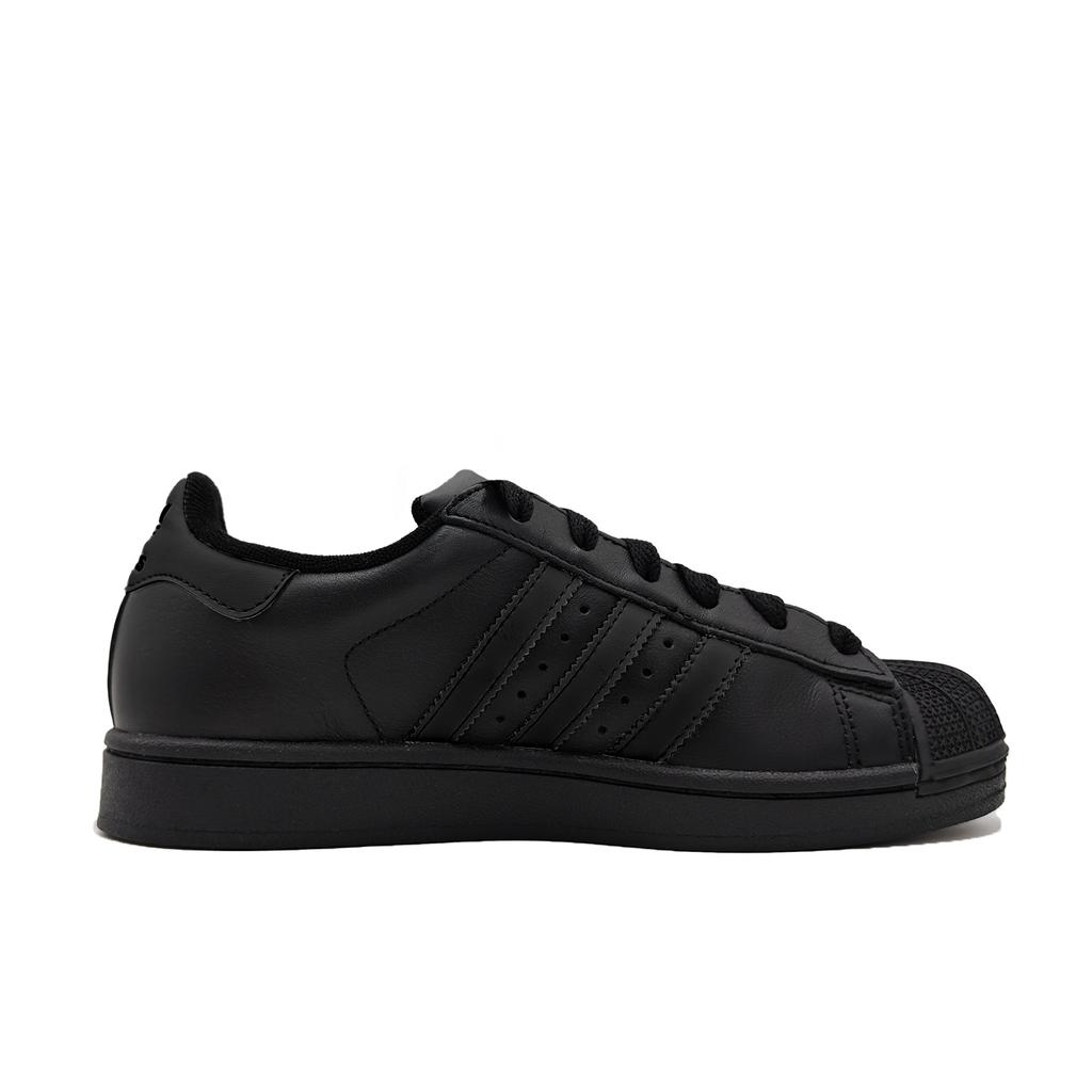 adidas Originals Superstar 2 Gelbe Warnung Dämpfung, Abriebfeste Niedrige Skateboard-Schuhe Unisex Schwarz JI0079(Team499-)