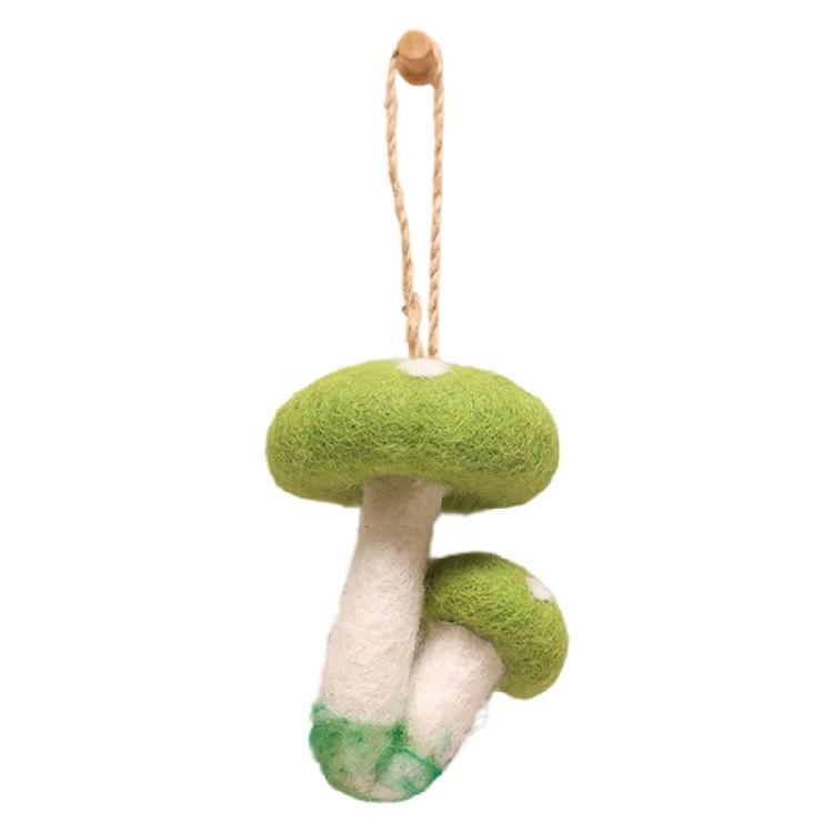 Adorable Mushroom Shape Cartoon Phone Charm Keychain Pendant Fashion Phone Pendant for Students Youthful Women Present