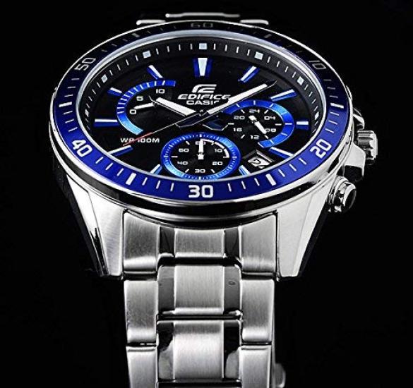 EDIFICE 100m Water Resistant Chronograph Watch EFR-552D-1A2 Men's [Used]