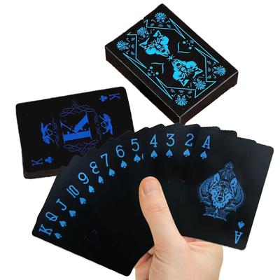 Baralho de Cartas de Jogar Embalado em Caixa de PVC Impermeável Ferramenta para Truques Clássicos Jogo de Cartas Poker Jogo de Tabuleiro Jogo de Interpretação Conjunto de Cartas de Poker