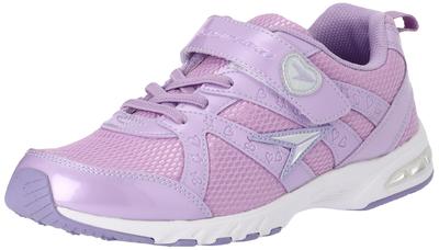 Shunsoku White School Sizes LEJ 7870 Lavender Kids' Girls' Shoes, Lightweight, 19cm-24.5cm, 2E, 4270, (Current Color, 19.0 Cm)