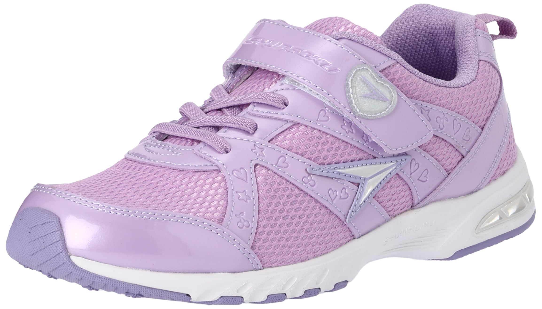 

Shunsoku White School Sizes LEJ 7870 Lavender Kids Girls Shoes, Lightweight, 19cm-24.5cm, 2E, 4270, (Current Color, 19.0 cm)
