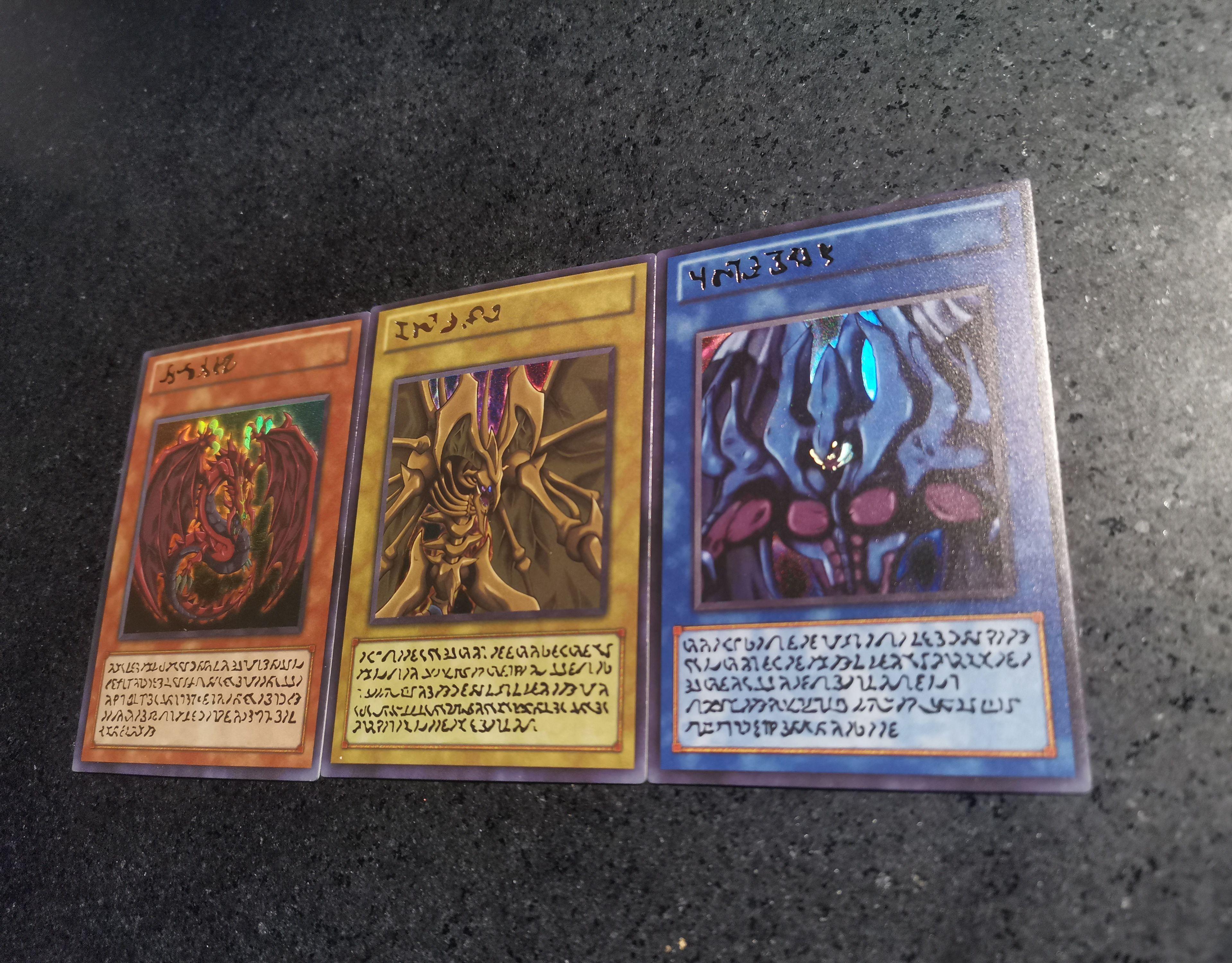 

3 шт./комплект Yu-gi-oh Фантазм DIY Самодельные Коллекционные Карты Карточки Газетный Флеш Аниме Игрушка Подарок Красочная Развлекательная Игра Безопасная Для Детей Веселье