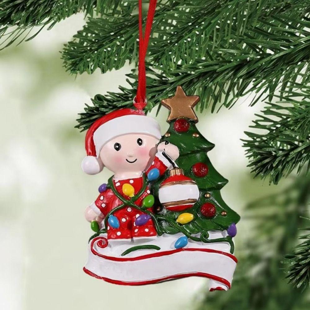 Snowman Baby First Christmas Ornament Lantern Christmas Tree Decoration Christmas