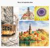 Marco 7120 Water-Soluble Colored Pencils: 48 or 72 Watercolor Options for Art and Painting.