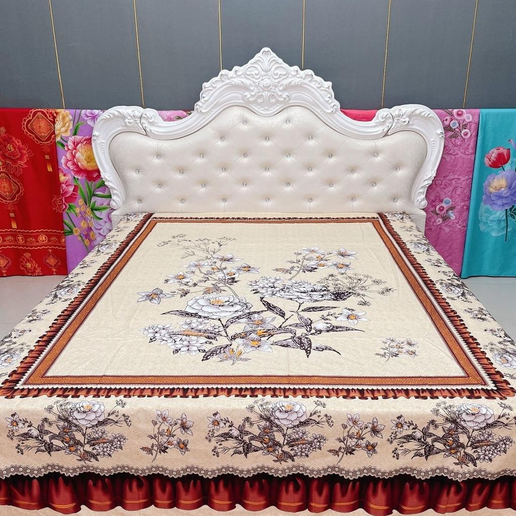 New Single Piece Full Surround Brushed Thickened Bed Skirt All Season Universal Bed Sheet 2-meter Bed