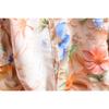 Dam Silke Jacquard Rundhals Kortärmad Tunn Mamma T-shirt Sommar Stor Storlek Blommig Bekväm Andningsbar Mångsidig Lös Topp