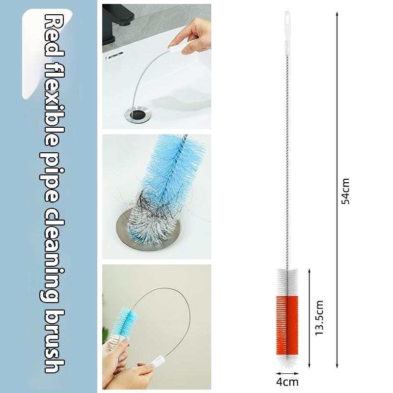 Rotary Pipe Cleaning Brush Brush Long Handle Brush For Pipe Wall Cleaning Tools Kit