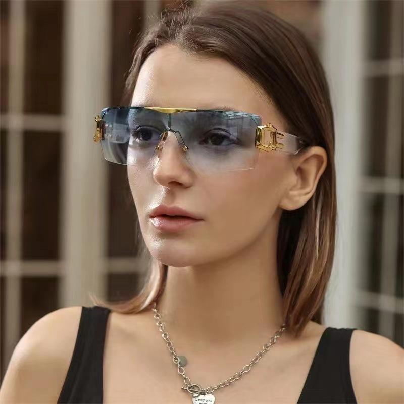 Fashion Punk  Sunglasses For Women Men Trendy Wrap Around Sun Glasses Shades Eyewear Uv400 Goggles