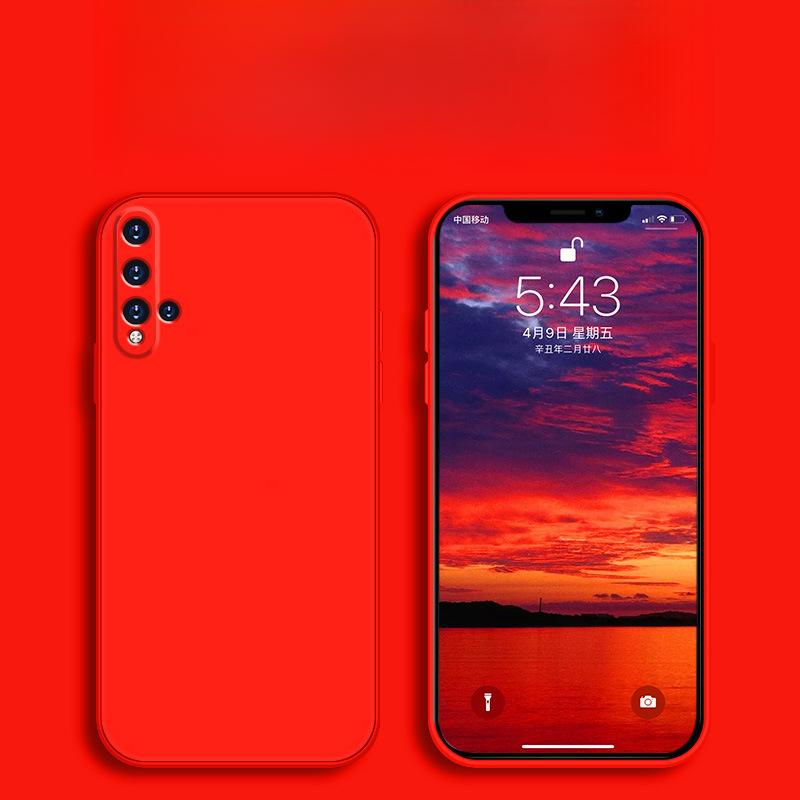 Suitable for Honor Play4 Mobile Phone Case Honoror Protective Case Liquid Soft Silicone Full-inclusive Anti-fall Case for Men and Women