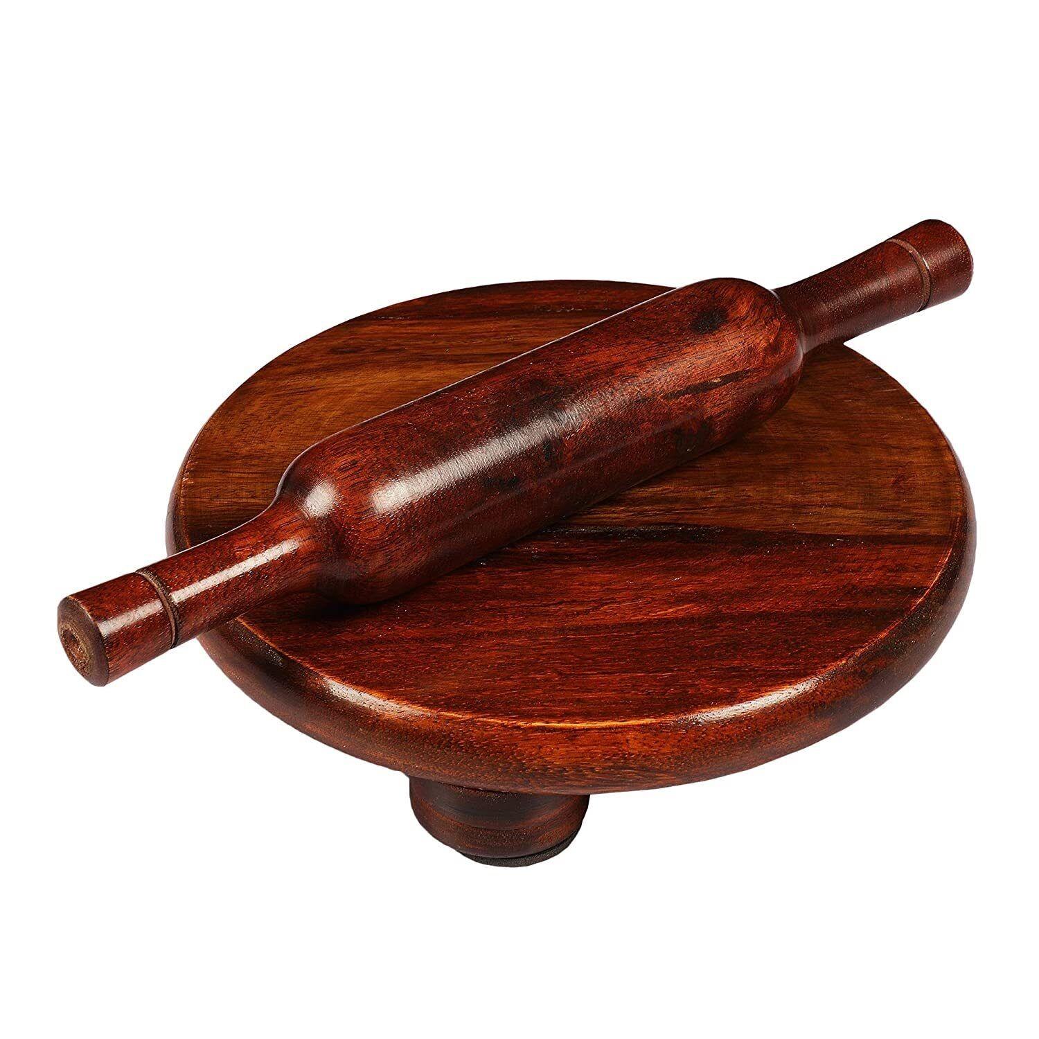 

Sheesham Wood Chakla Belan Set For Home & Kitchen S635