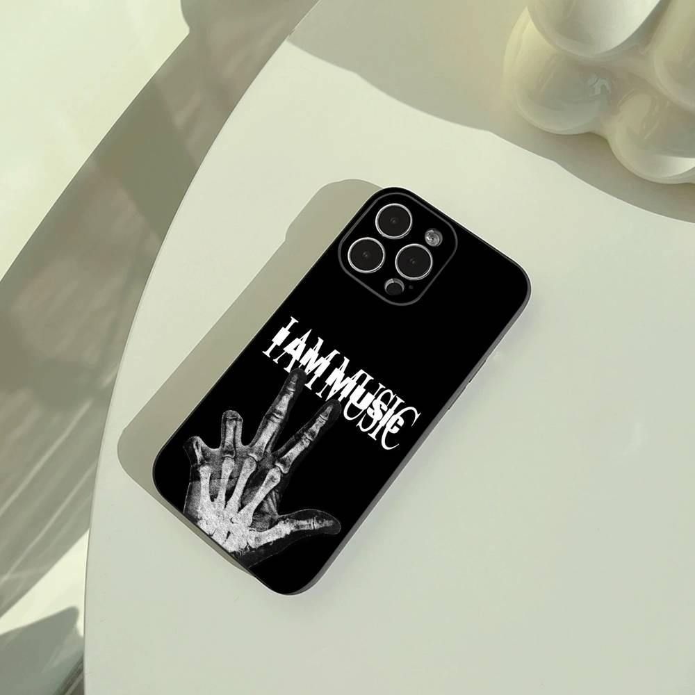 I AM MUSIC (Playboi Carti) Phone Case For iPhone 17,16,15,14,13,12,11 Pro Max,16/15/14Plus,XS Soft Black Cover