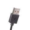160cm USB 12V 12W Boost Power Cable Featuring LED Light Plastic Texture for Router Speaker LED Light Electronics
