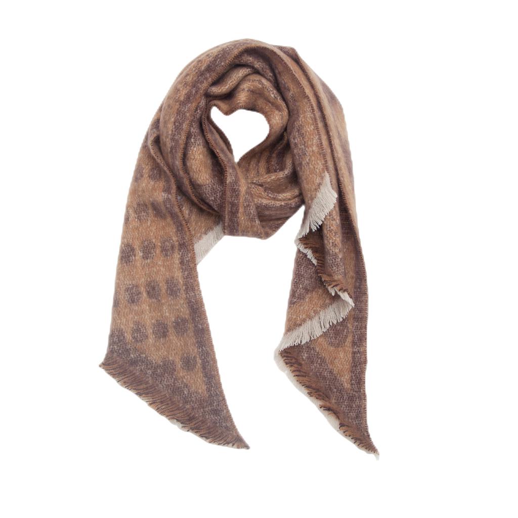 Autumn Winter Warm Shawl Women's Thick Polka Dot Scarf