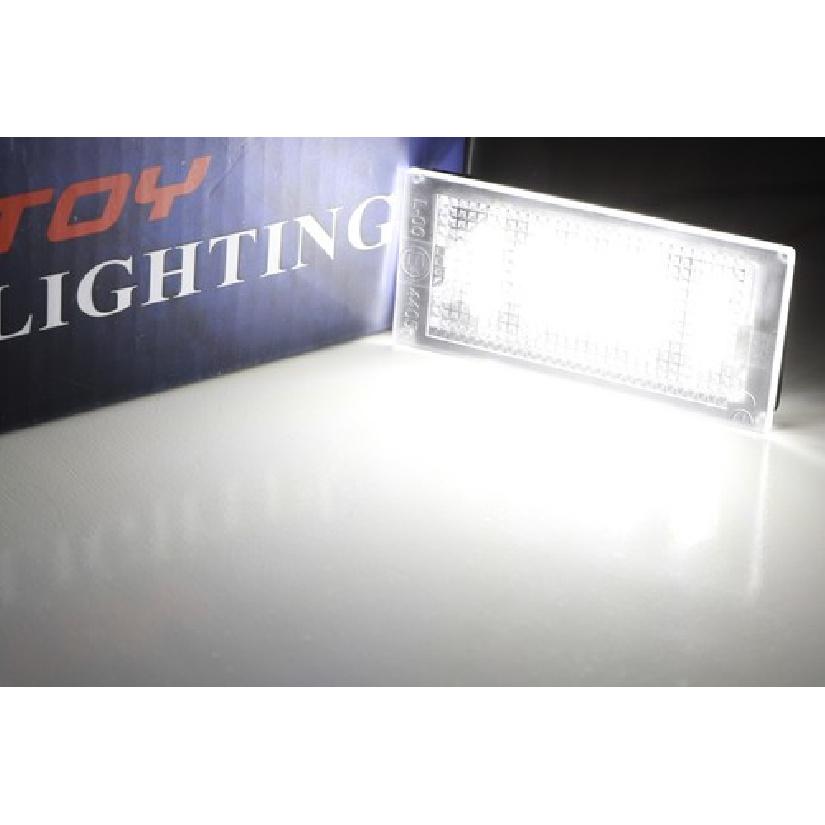 Weiße 18-SMD LED Kennzeichenleuchten für 04-06 BMW E46 LCI 325Ci 330Ci M3 Coupe
