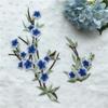 2pcs Exquisite Clothing Applique Elegant Clothes Patches DIY Flower Embroidered Patches  Sewing