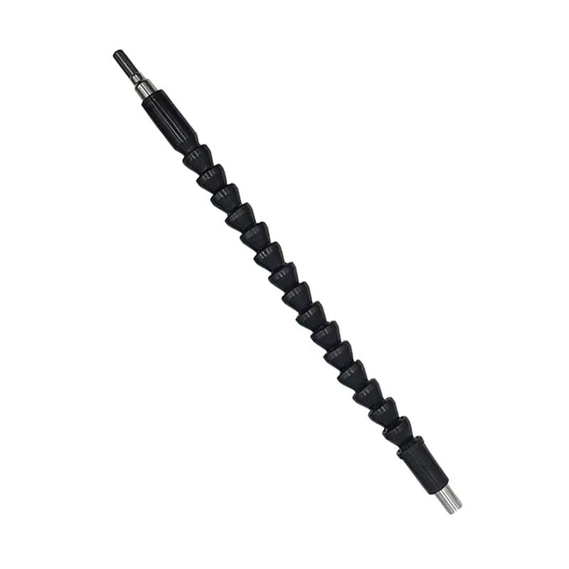 

1PC Black 300mm Hexagonal Universal Soft Shaft Screwdriver with Electric Screwdriver for Connecting Extension Rod Tool чёрный